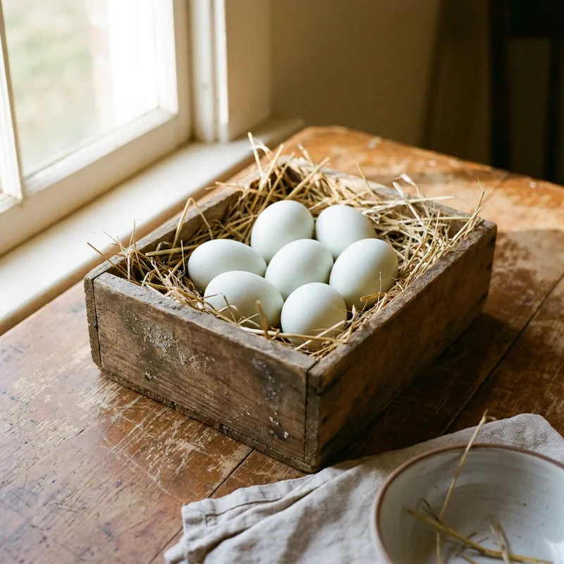 Duck eggs