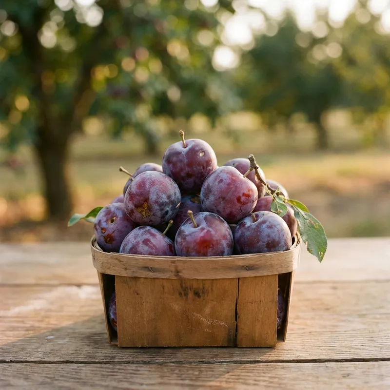 Methley plums