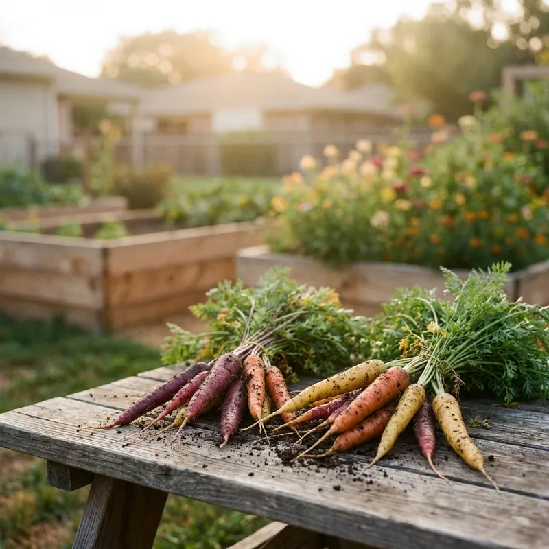 Rainbow carrots